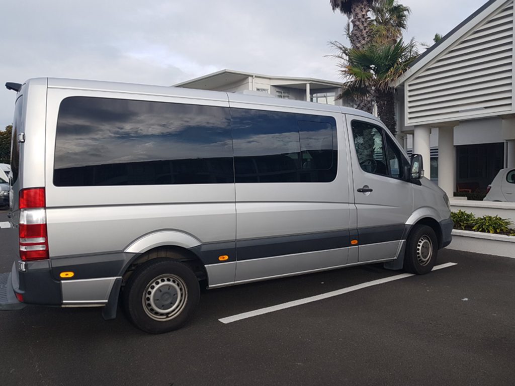 silver mercedes van