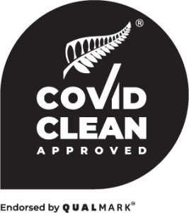 covid clean black logo