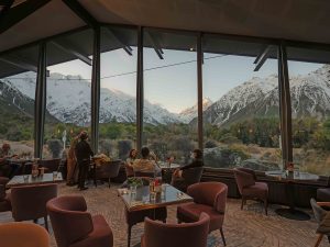 inside hotel hermitage mount cook