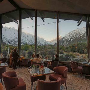 inside hotel hermitage mount cook