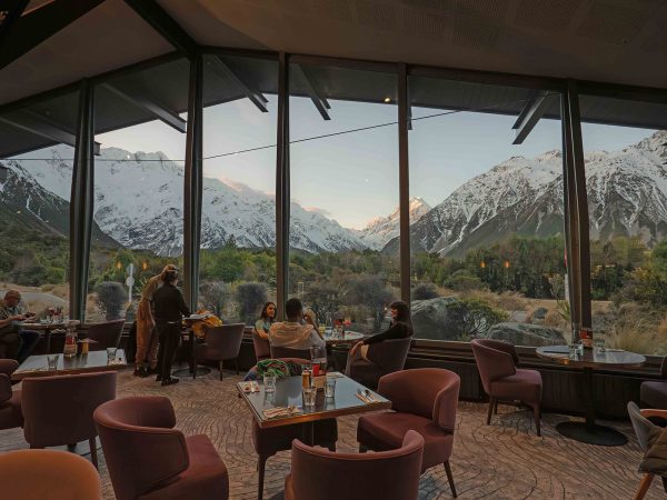 inside hotel hermitage mount cook