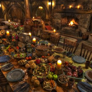Hobbiton banquet